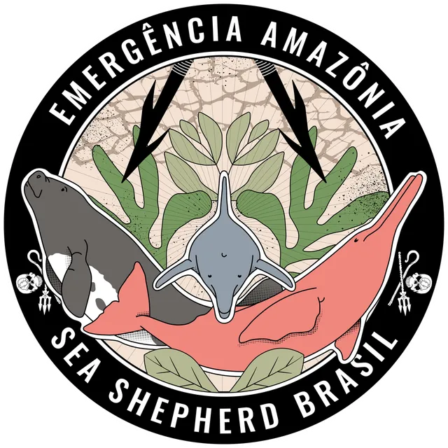 Emblema da campanha Emergência Amazônia