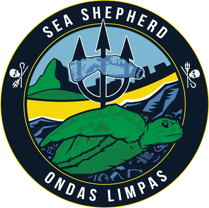 Emblema da campanha Ondas Limpas