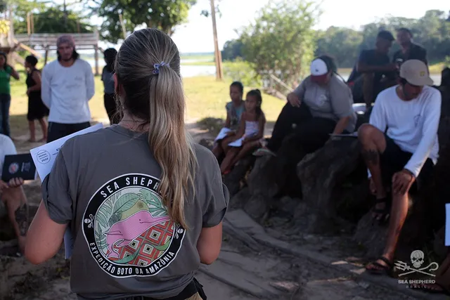 Ação educativa em escola do município de Anori