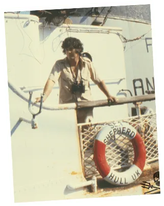 Ação da Sea Shepherd no oceano