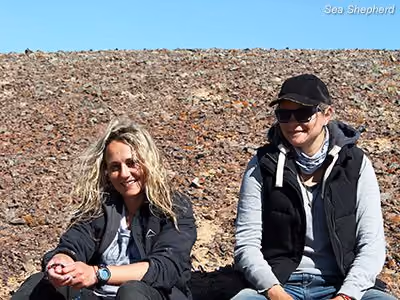 Equipe Operação Focas do Deserto no deserto da Namíbia. Foto: Sea Shepherd