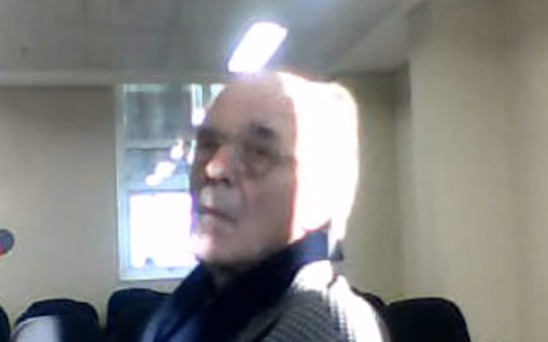 Carolus Maria Vooren na audiência.