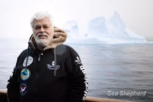Capitão Paul Watson. Foto: Tim Watters