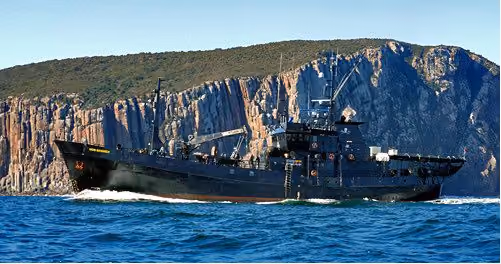 Um dos navios da Sea Shepherd, o Bob Barker.