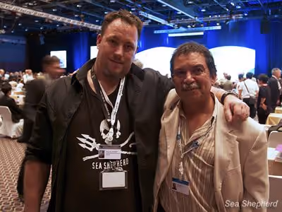 Gary e Randall. Foto: Sea Shepherd