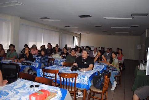 Alunos no curso do Rio de Janeiro