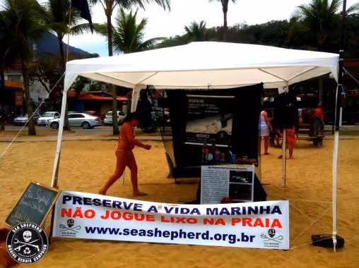 Práticas sustentáveis foram abordadas na praia