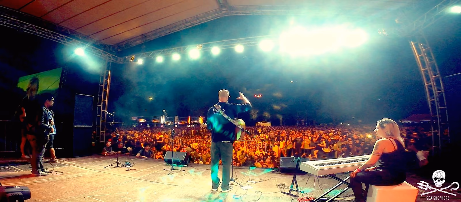 Parque do Ibirapuera em SP reuniu milhares de pessoas no festival. Foto: Sea Shepherd