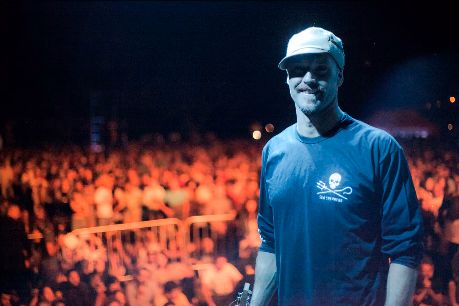 Musico britânico e apoiador Sea Shepherd Samuel J é atração no Festival Alma. Foto: Sea Shepherd