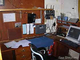 A sala de rádio