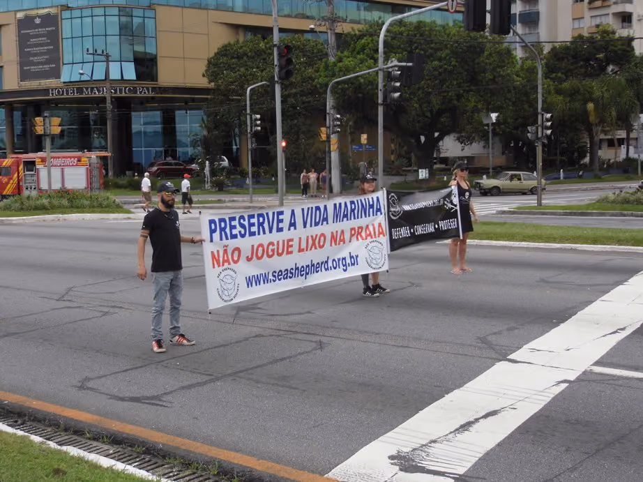 Campanha de conscientização ISSB - SC. Foto: Núcleo SC