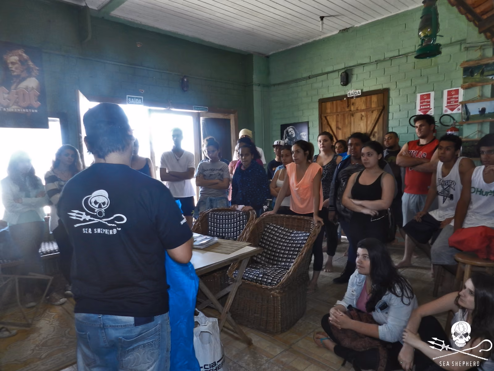 Abertura do projeto e palestra institucional. Foto: Bibiana Pegorari