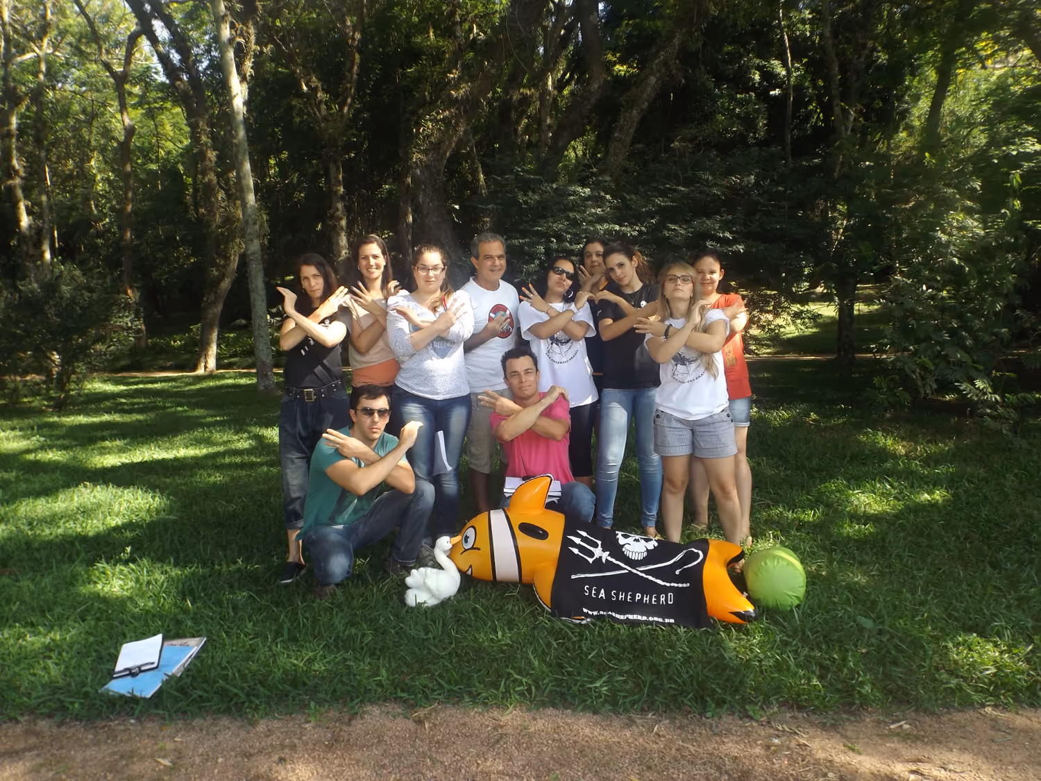 Mais uma turma capacitada pela equipe técnica do ISSB. Foto: Rodrigo Marques