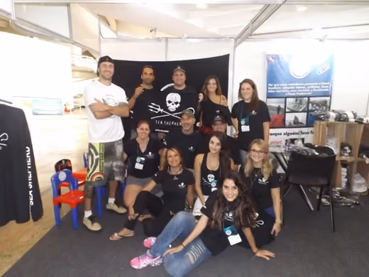 Embaixadores do Mar ISSB e voluntários