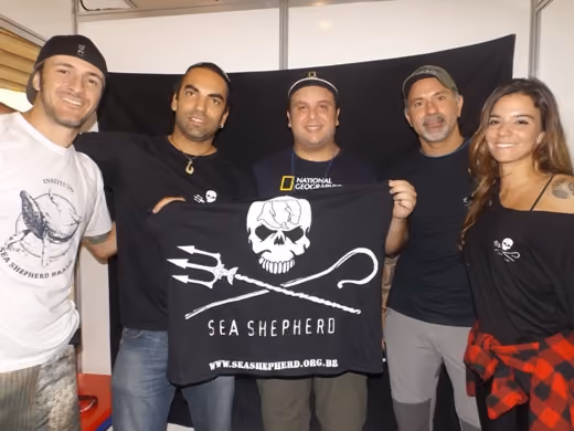 Embaixadores do Mar ISSB: Erick Wilson, Christian Dimitrius, Daniel Botelho, Lawrence Wahba e Sofia Graça Aranha