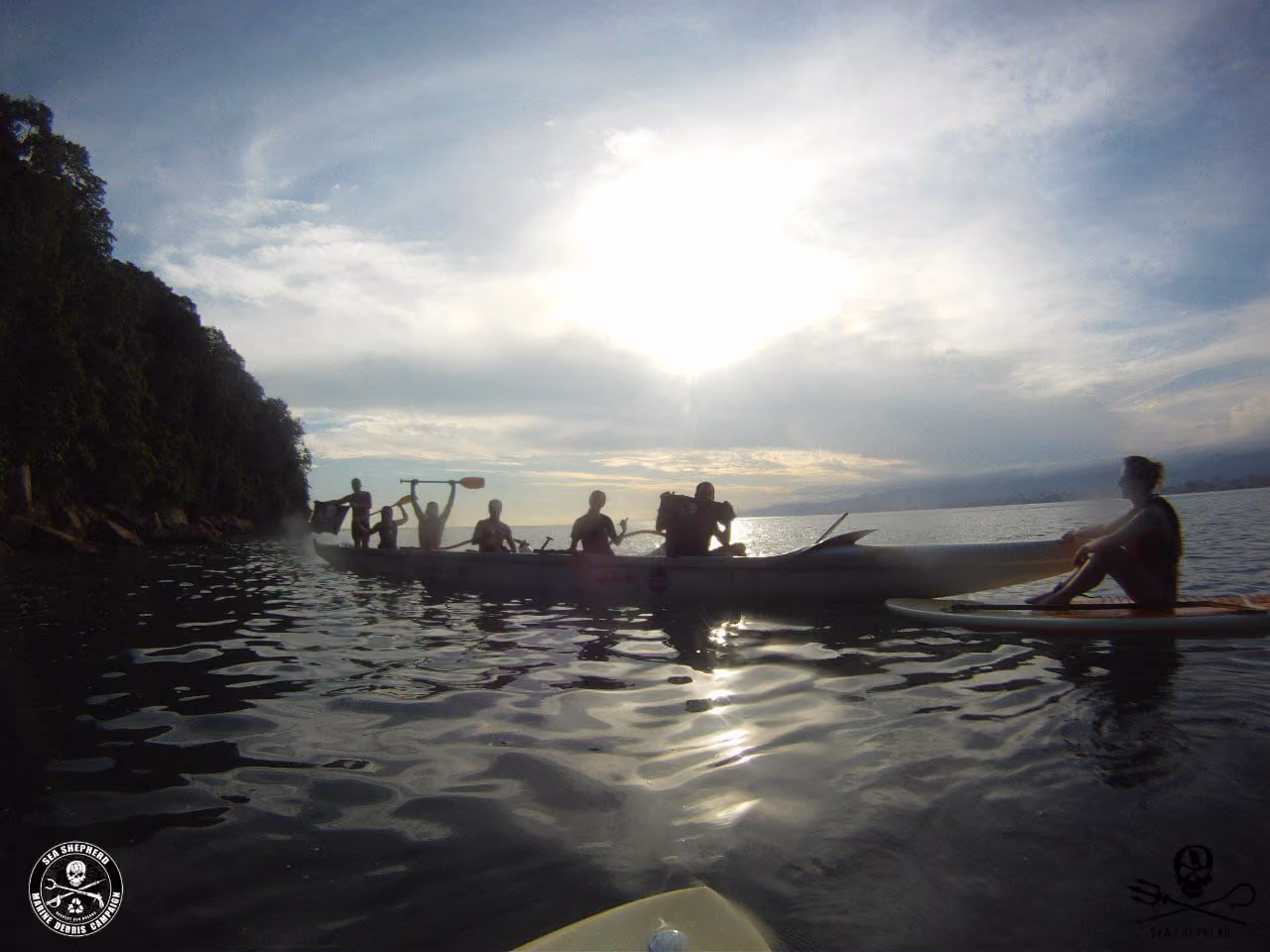 Remada Ecológica no Canto do Forte – Praia Grande SP.