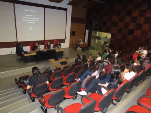 Comissão Organizadora da Semana de Biologia UERJ. Foto: ISSB