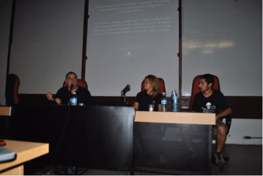 Luiz Albuquerque, Gisele Pontes e Guilherme Pirá. Foto: ISSB