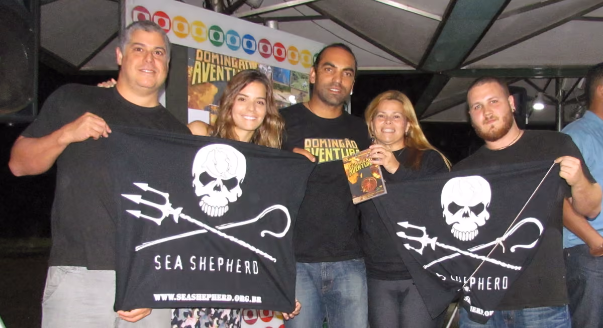 Cristian Dimitrius e o Nucleo RJ da Sea Shepherd
