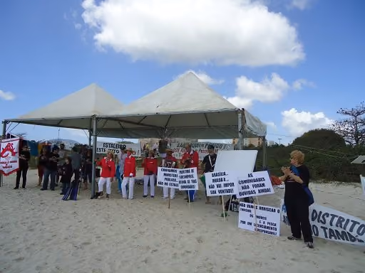 O movimento em defesa das baías em Florianópolis