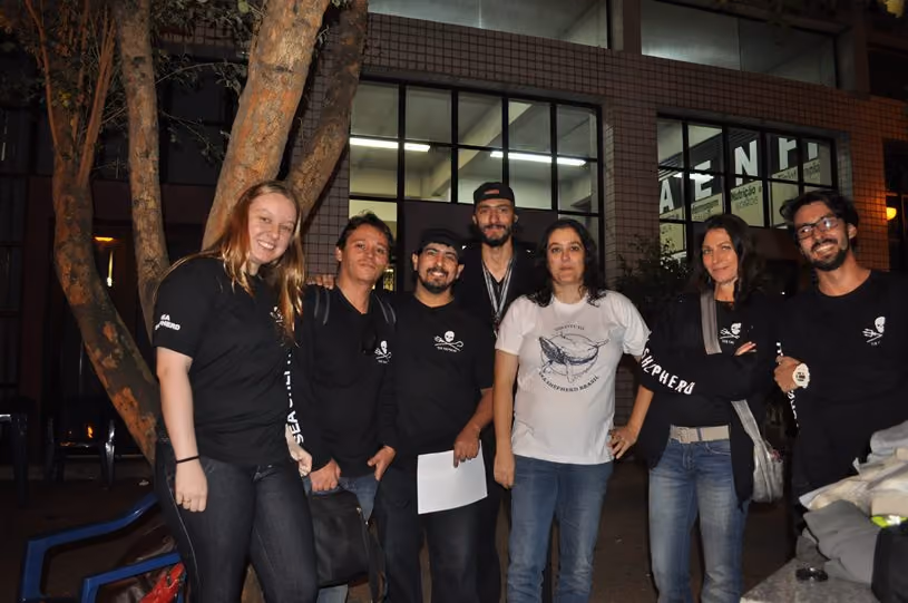 Voluntários Núcleo RS. Foto: Sea Shepherd
