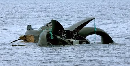 Ady Gil da Sea Shepherd afundou dia 8 de janeiro.