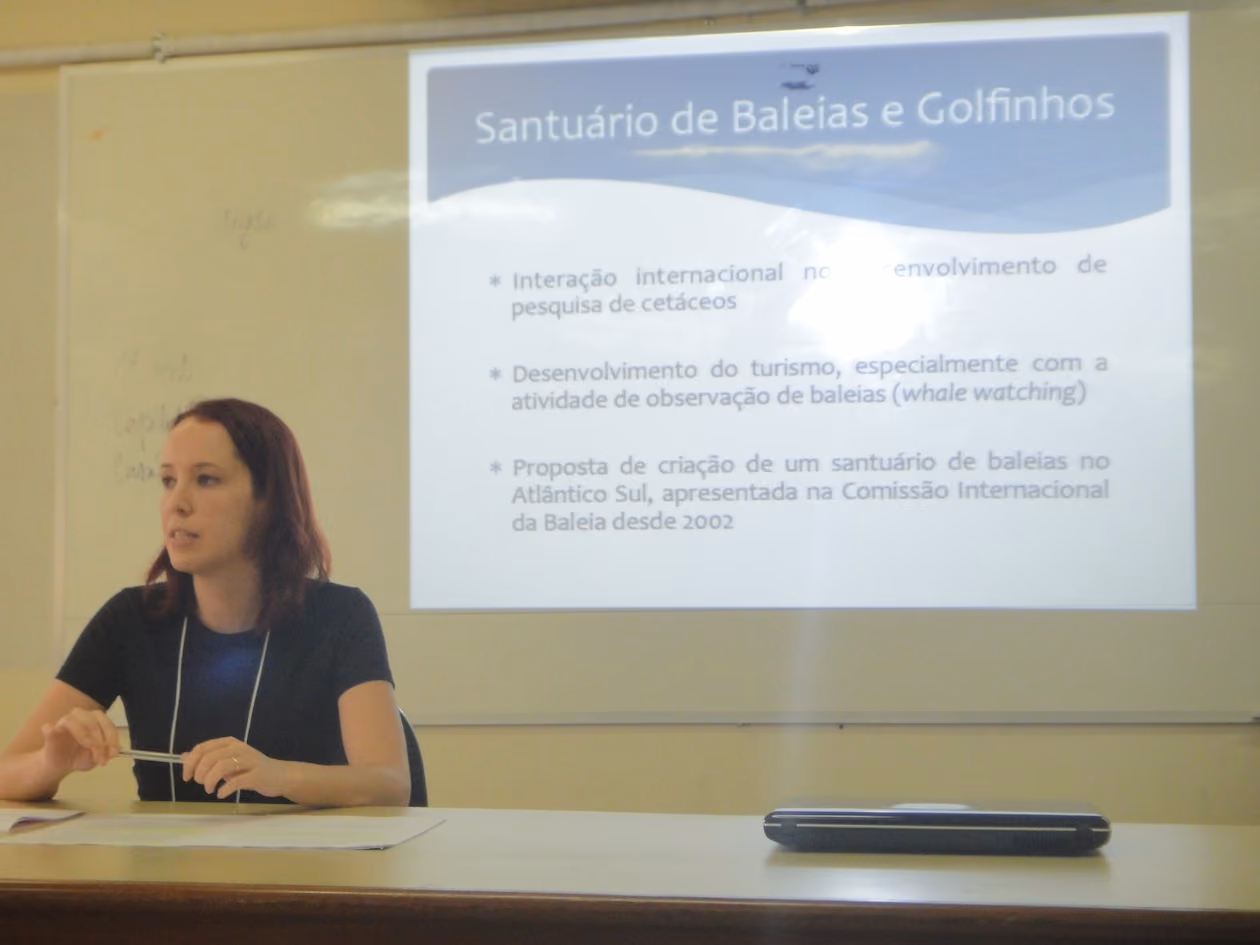 Raquel Soldera durante apresentação. Foto: Rafael Fernandez