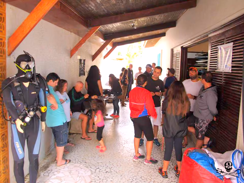 O encontro reuniu voluntários, simpatizantes e amigos em defesa da vida marinha