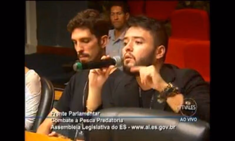 Ao vivo na TV ALES debate e entrevista do Diretor Regional do Núcleo do Estado do Espírito Santo do Instituto Sea Shepherd Brasil. Foto: Assembléia Legislativa do Espírito Santo