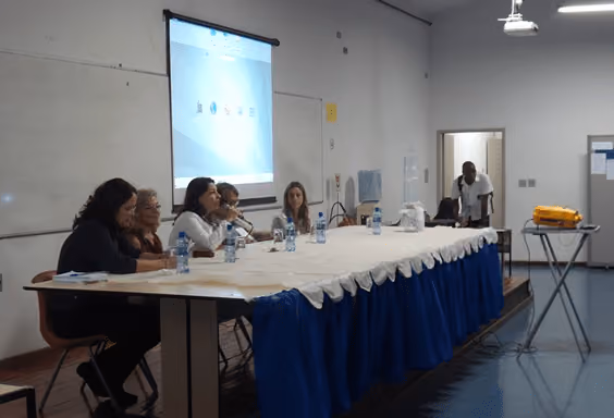 Abertura do evento: Diretoria e Professores. Foto: ISSB