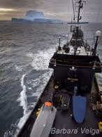O Steve Irwin no Oceano Antártico