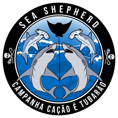 Campanha Cação é Tubarão - Logo